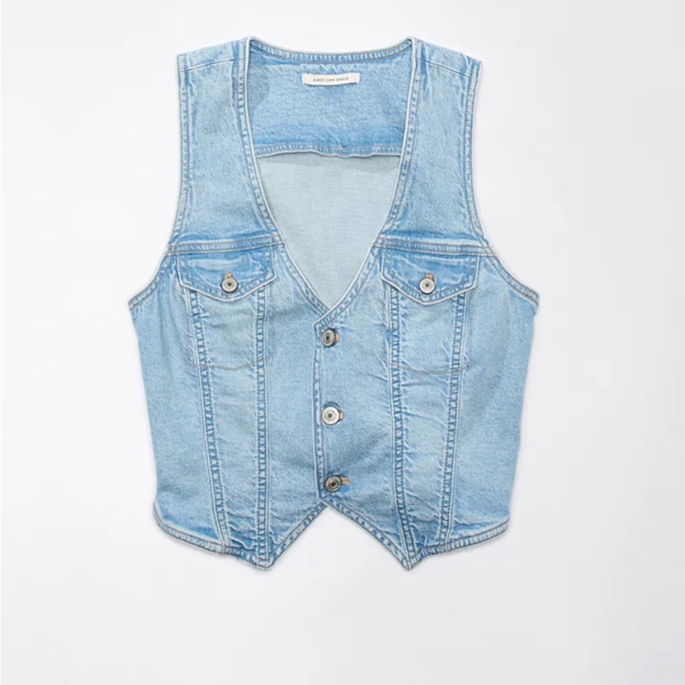 Brand New Denim Vest | American Eagle